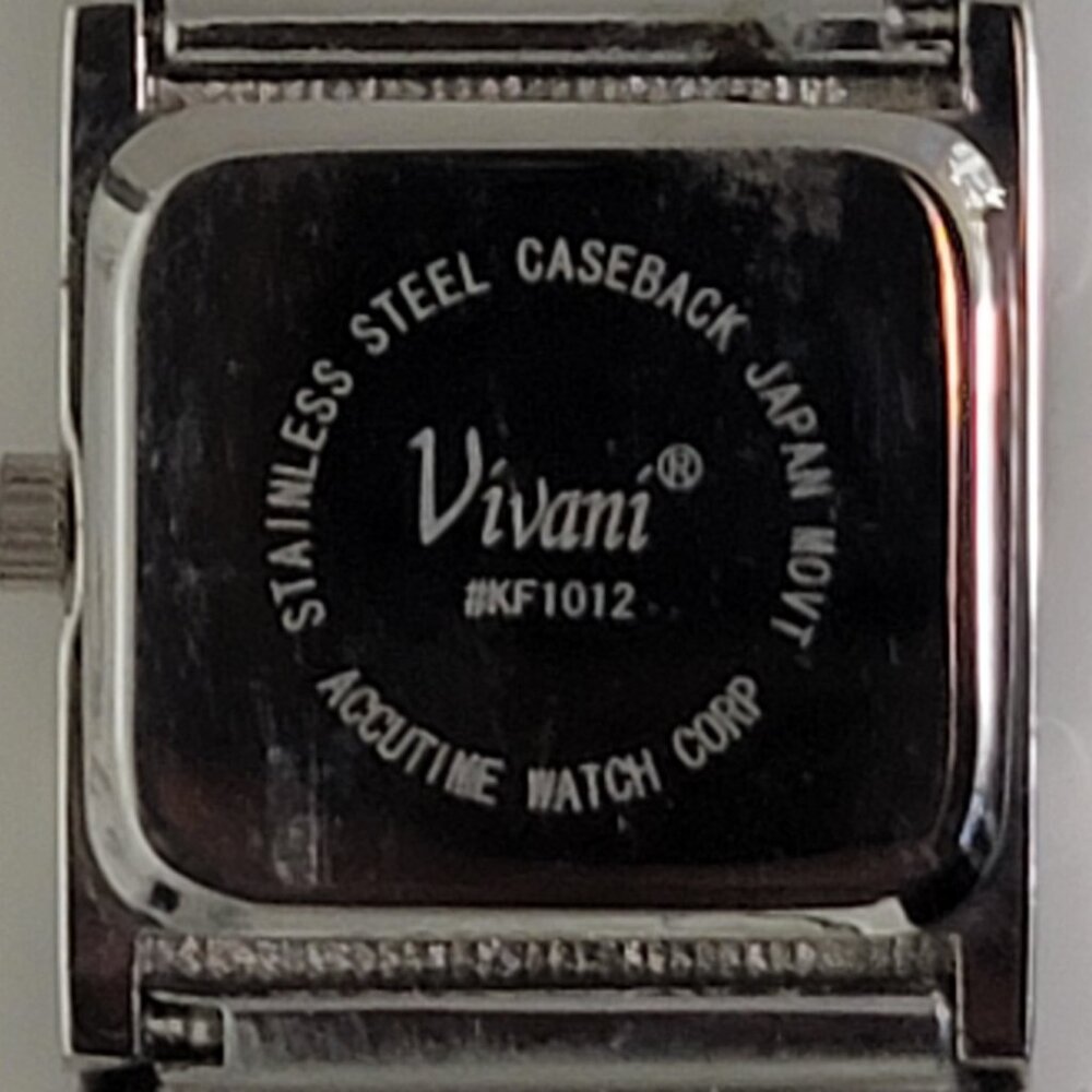 Vintage Vivani Rhinestone Ladies Watch - Picture 8 of 8